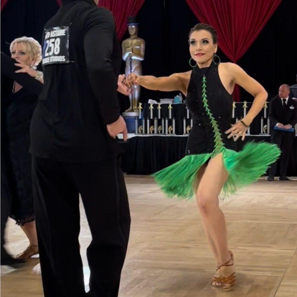Ballroom Competition Rythym/Latin dress - Picture 3 of 12